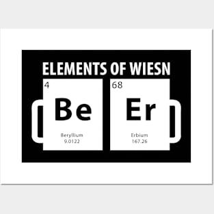 Periodically Shirt Oktoberfest Elements Of Wiesn Beer (BeEr) Posters and Art